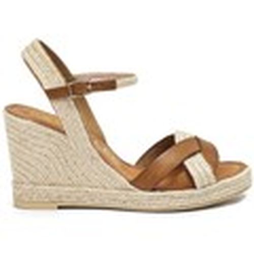 Sandalias ALPARGATAS DE YUTE CON CUÑA 874 ROBLE para mujer - Casteller - Modalova