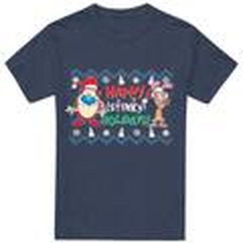 Camiseta Happy Stinky Holidays para mujer - Ren & Stimpy - Modalova