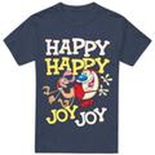 Camiseta Happy Happy Joy Joy para mujer - Ren & Stimpy - Modalova