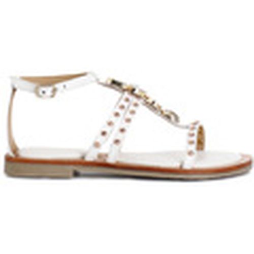 Sandalias planas C1GE4005 para mujer - Café Noir - Modalova