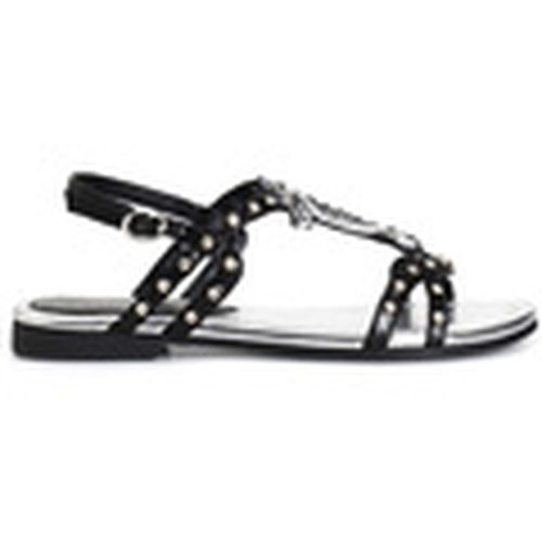 Sandalias planas C1GG9553 para mujer - Café Noir - Modalova