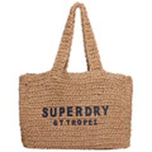 Bolso de mano tote Raffia City para mujer - Superdry - Modalova