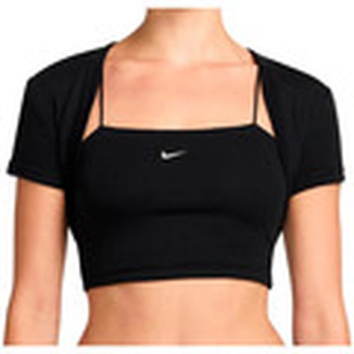 Camisa W NSW NK CHLL KNT MRIB 2N1 CRP para mujer - Nike - Modalova