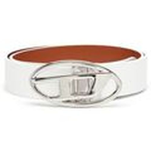 Cinturón X09874 P1245 X09874-A1479 WHITE/BROWN para mujer - Diesel - Modalova