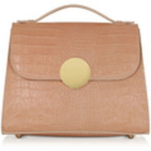 Bolso de mano Bombo Croco Embossed para mujer - Le Parmentier - Modalova