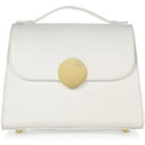 Bolso de mano Bombo Croco Embossed para mujer - Le Parmentier - Modalova