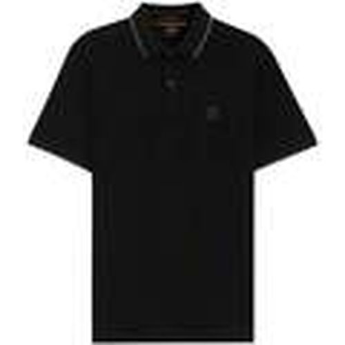 Polo Slim Fit Passertip Polo Shirt Black para hombre - BOSS - Modalova