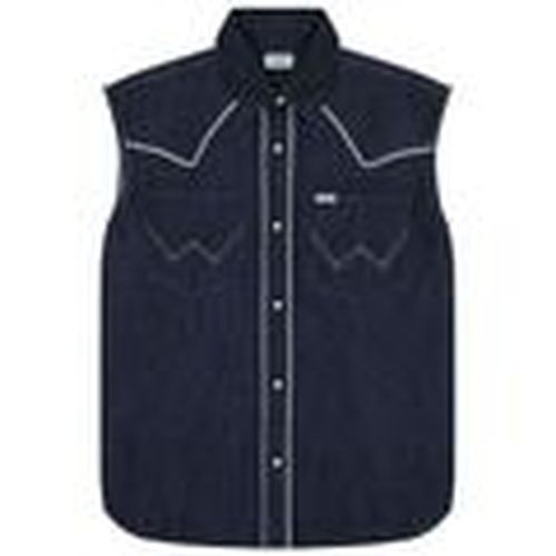 Camisa 112362615 SLEEVELESS-DENIM DARK para mujer - Wrangler - Modalova