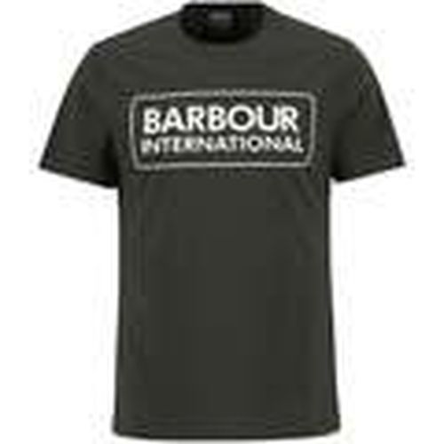 Camiseta Essential Large Logo T-Shirt Sage/White para hombre - Barbour - Modalova