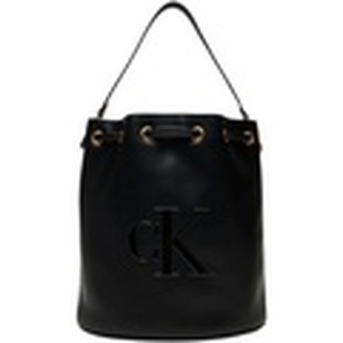 Bolso de mano RAISED CK LARGE BUCKET LV04F3232G para mujer - Calvin Klein Jeans - Modalova