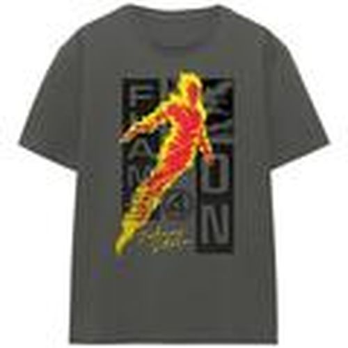 Camiseta Flame On Trend para mujer - Fantastic Four - Modalova