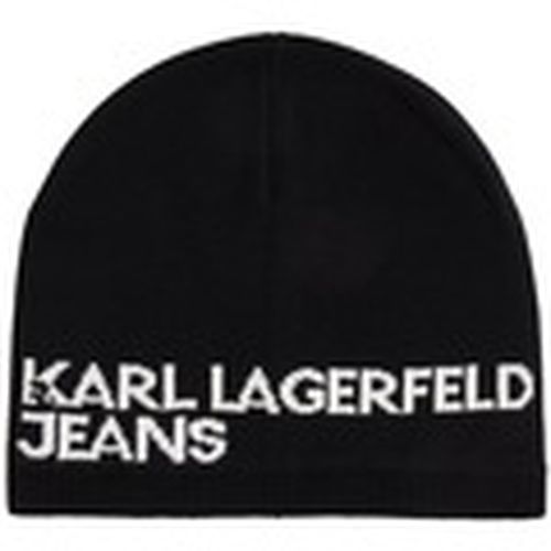 Gorro Klj Single Layer Logo Bean para mujer - Karl Lagerfeld - Modalova