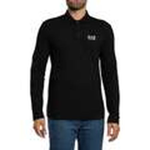 Polo Polo de manga larga con logo en el pecho para hombre - Emporio Armani EA7 - Modalova