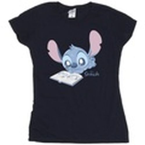 Camiseta Reading Lying Down para mujer - Disney - Modalova