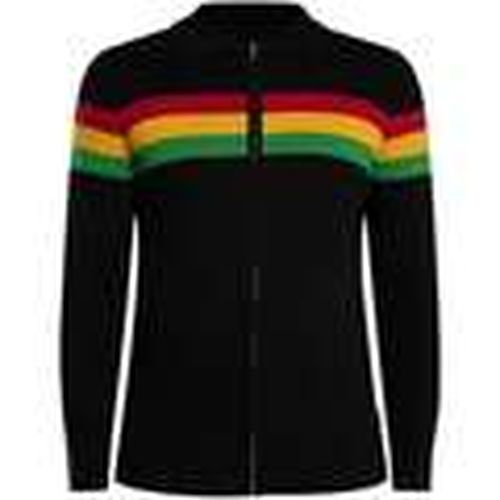 Chaqueta de punto Polo de punto con cremallera y manga larga con bloques de color para hombre - Trojan - Modalova