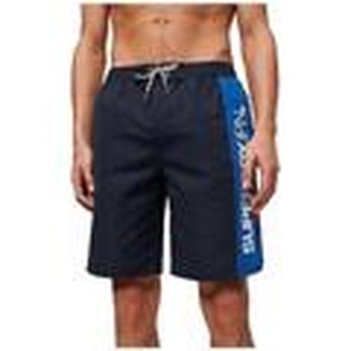 Short Short Sportswear bleu marine para hombre - Superdry - Modalova