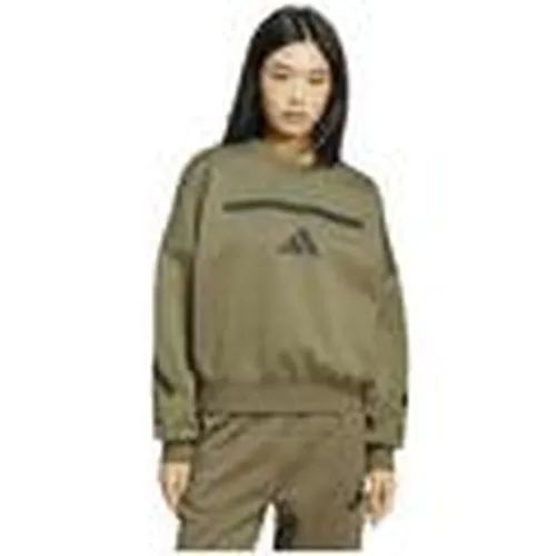 Sudaderas Sweat Z.N.E. ample vert para mujer - adidas - Modalova