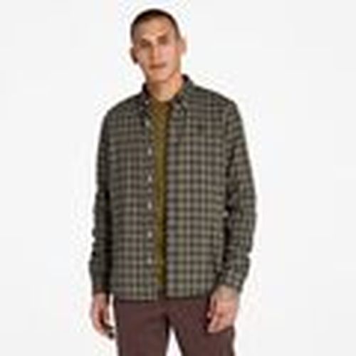 Camisa manga larga TB0A4517J201 SOLUCELL GINGHAM-KEAF GREEN para hombre - Timberland - Modalova