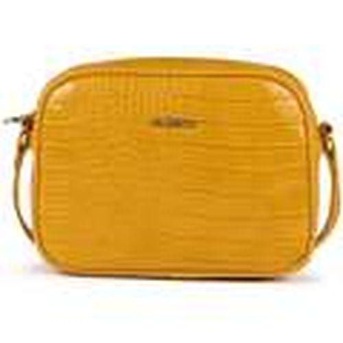 Bandolera 7113423 Block Croco Fw25 Crossbody Camera Moustard para mujer - Munich - Modalova