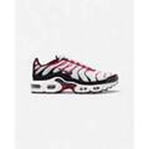 Zapatillas de tenis Air Max Plus Pure Platinum Black White University Red (GS) para mujer - Nike - Modalova