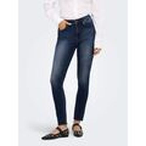 Pantalón pitillo 15326343 BLUSH-DARL MEDIUM BLUE para mujer - Only - Modalova