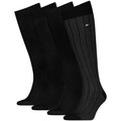 Calcetines altos Th Men Kneehigh 4P Tin Giftbox para hombre - Tommy Hilfiger - Modalova
