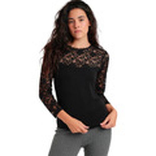 Blusa Top de encaje manga larga Lace para mujer - Admas - Modalova