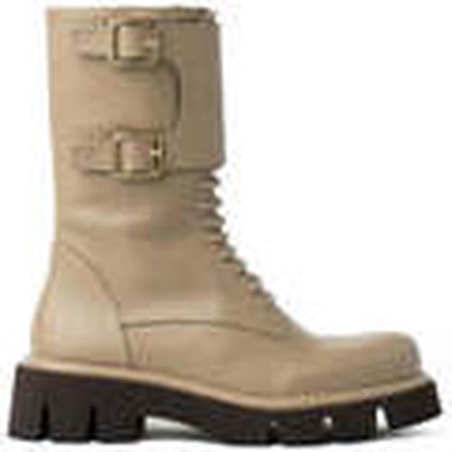 Botines COMBA NAPA GRAIN TOPO/CHOCOLATE para mujer - PALOMA BARCELÓ - Modalova