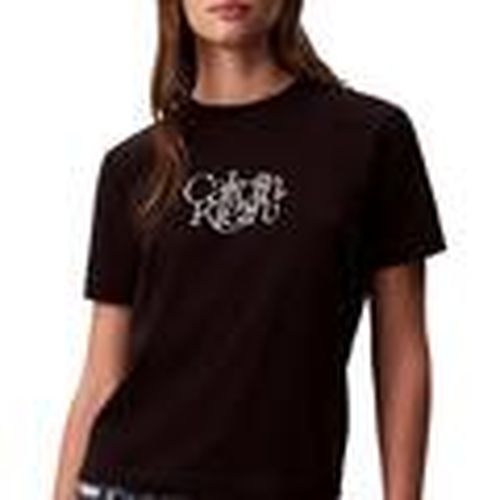 Camiseta Fitted Script para mujer - Calvin Klein Jeans - Modalova