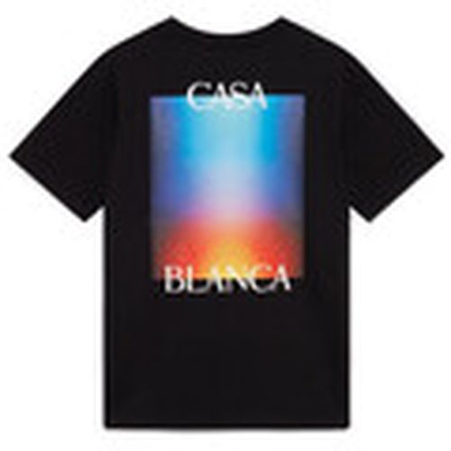 Camiseta GRADIENT STACKED LOGO TSHIRT BLACK para mujer - Casablanca - Modalova