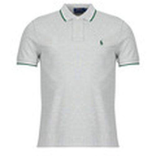 Polo POLO DE CORTE RECTO EN ALGODÓN BASIC MESH CON CUELLO DE RAYAS para hombre - Polo Ralph Lauren - Modalova