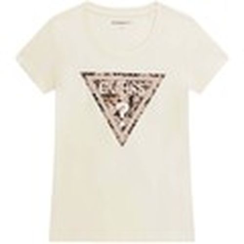 Tops y Camisetas Ss Cn Leo Triangle Tee para mujer - Guess - Modalova