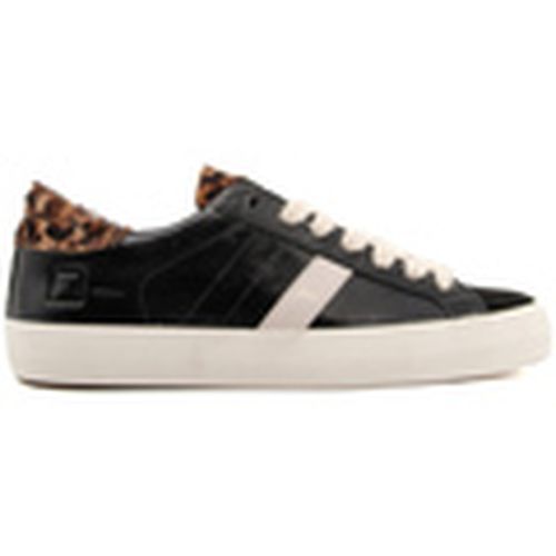 Zapatillas D-A-T-E-HL-LP-BK HILL LOW LEOPARD BLACK para mujer - D.A.T.E. - Modalova