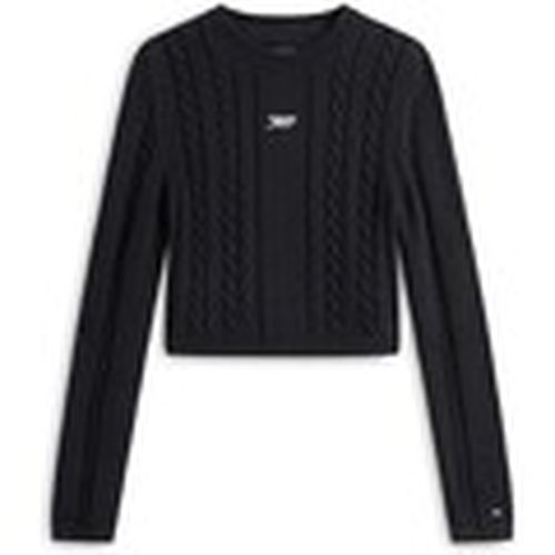 Jersey Tjw Cable Script Swe para mujer - Tommy Jeans - Modalova