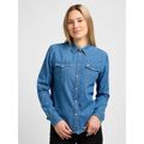 Camisa L45SKXLR-WASHED BLUE para mujer - Lee - Modalova