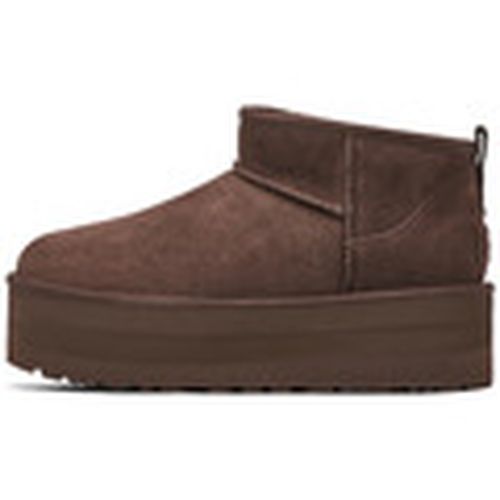 Botines Classic Ultra Mini Platform Chocolate para mujer - UGG - Modalova