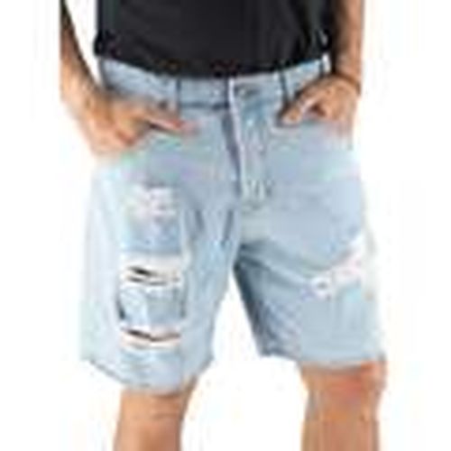 Short Bermudas vaqueras desgastadas para hombre - Devid Label - Modalova