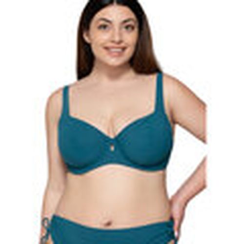 Bañador Parte superior de bañador tipo balconette sin relleno BLUE la para mujer - Luna Splendida - Modalova