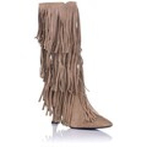 Botas de tacón Bota campera - Flecos para mujer - Jtb - Modalova