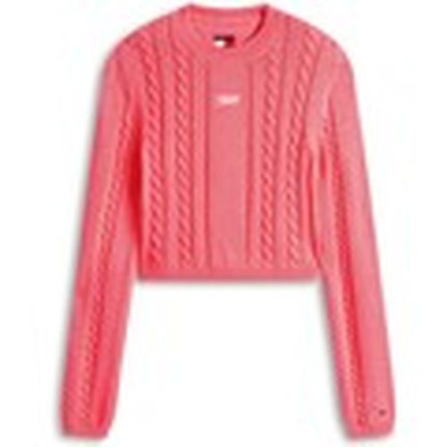Jersey Tjw Cable Script Swe para mujer - Tommy Jeans - Modalova