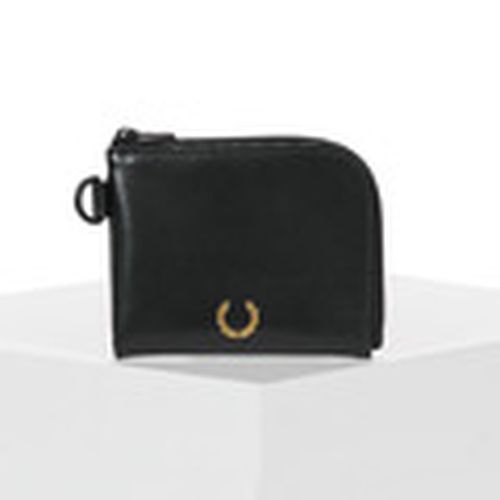 Cartera Smooth Leather Zip Around Wallet para hombre - Fred Perry - Modalova