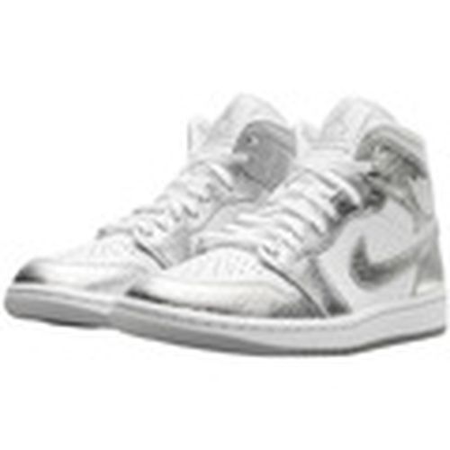 Deportivas Moda 1 Mid SE Metallic Silver para mujer - Nike - Modalova