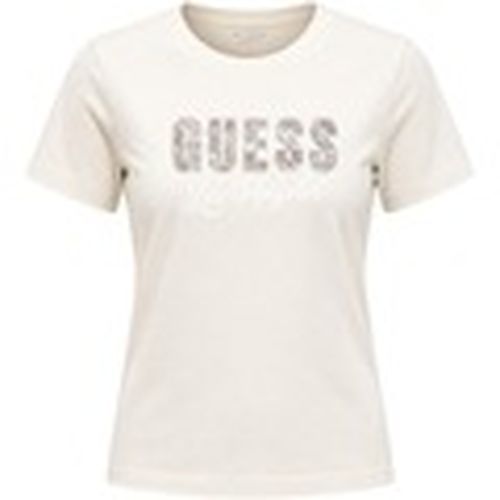 Camiseta SS CN SNAKE SCRIPT R W6YI30 K4349 para mujer - Guess - Modalova