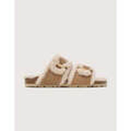 Pantuflas Sandale Bio en daim avec peau de mouton - Tempest para mujer - Koala Bay - Modalova
