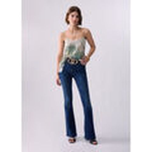 Jeans Vaqueros de campana stonewash para mujer - Liu Jo - Modalova