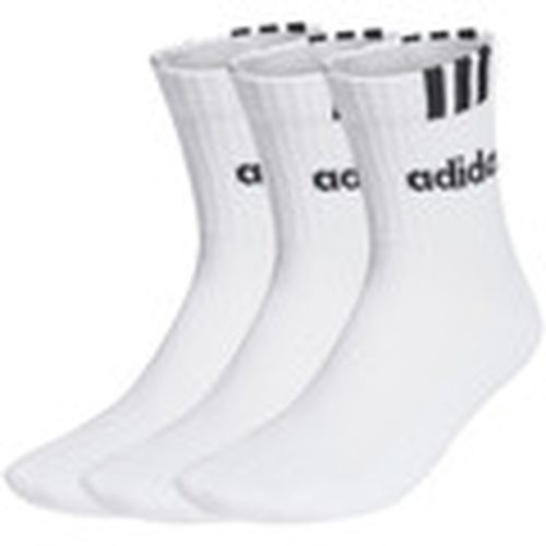Calcetines Chaussettes 3 stripes linear cushioned 3 pack blanc para hombre - adidas - Modalova