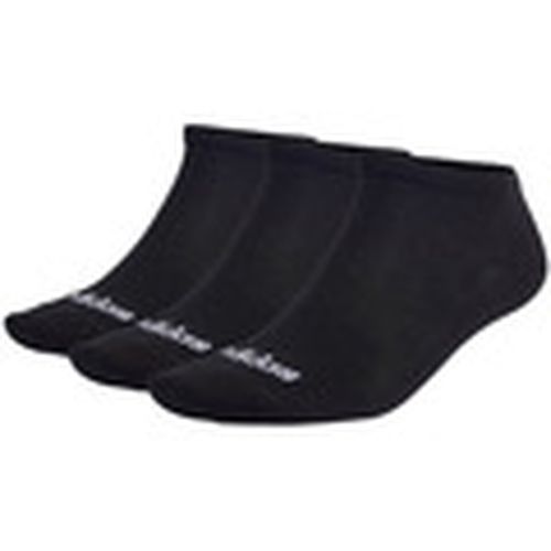 Calcetines Chaussettes thin linear low-cut noir/blanc para mujer - adidas - Modalova