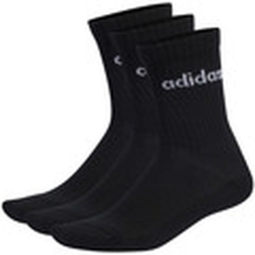 Calcetines Chaussettes linear crew noir/blanc para hombre - adidas - Modalova