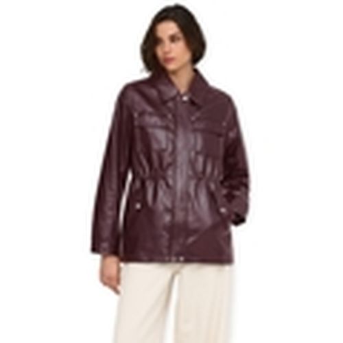 Abrigo Mini Faux Jacket - Decadent Chocolate para mujer - Only - Modalova