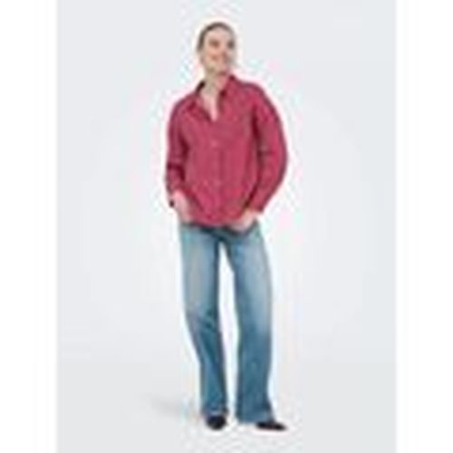 Camisa 15360468 OREGON-DEEP CLARET para mujer - Only - Modalova